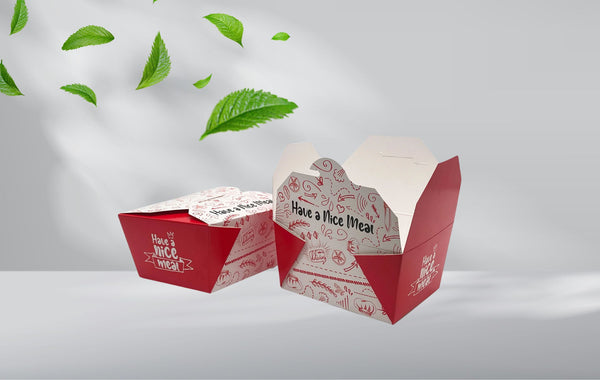 Takeaway Printed Rice Boxes