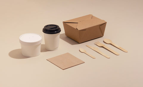 Examples of sustainable takeaway packaging