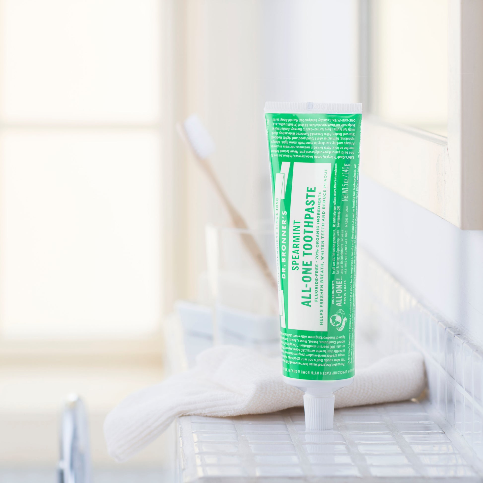 dr bronner's spearmint toothpaste