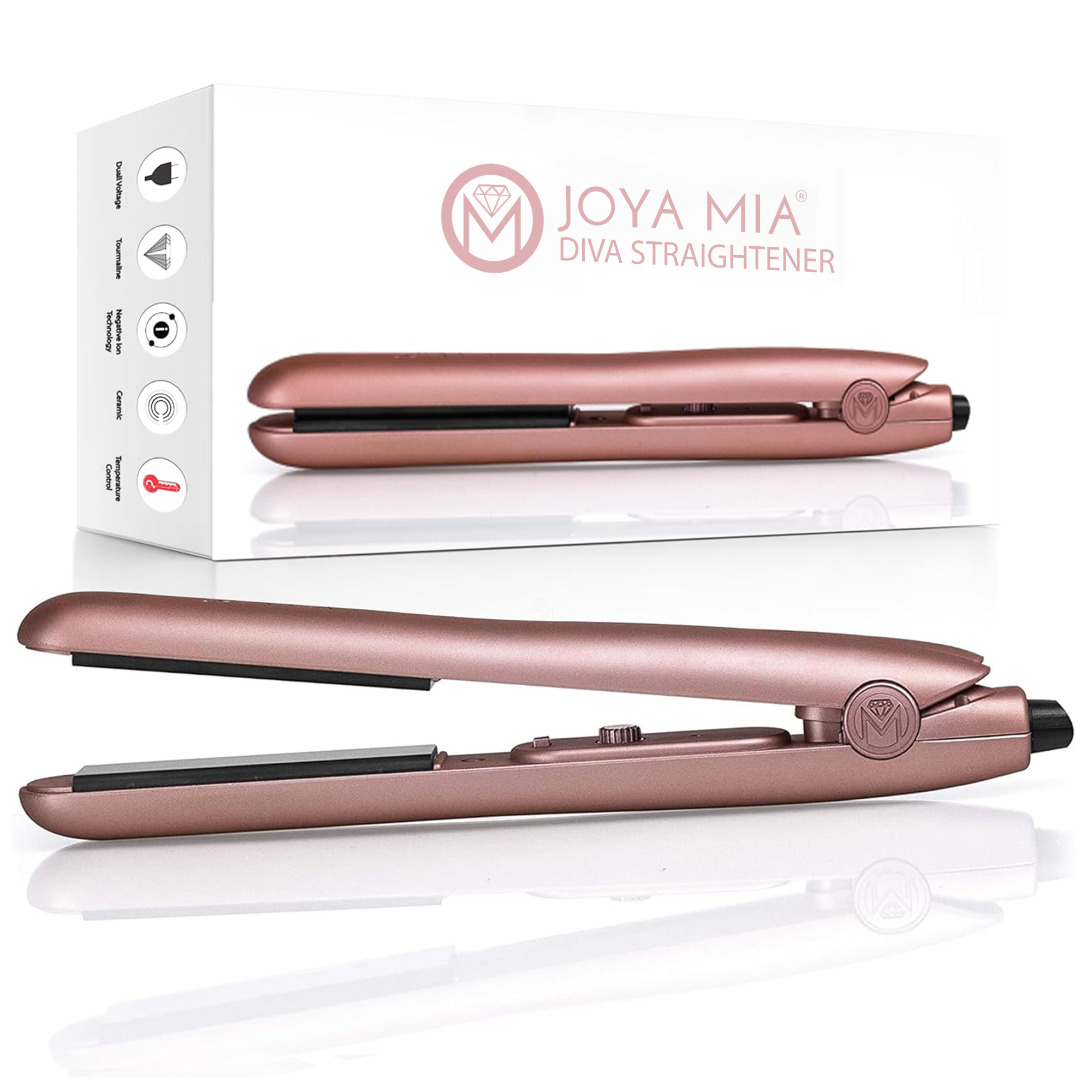 Diva 1" Ceramic Hair Straightener - Joya Mia product image