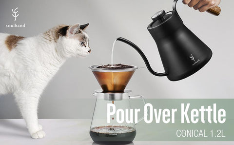 Soulhand Pour Over Coffee Kettle Gooseneck Kettle Green 51oz