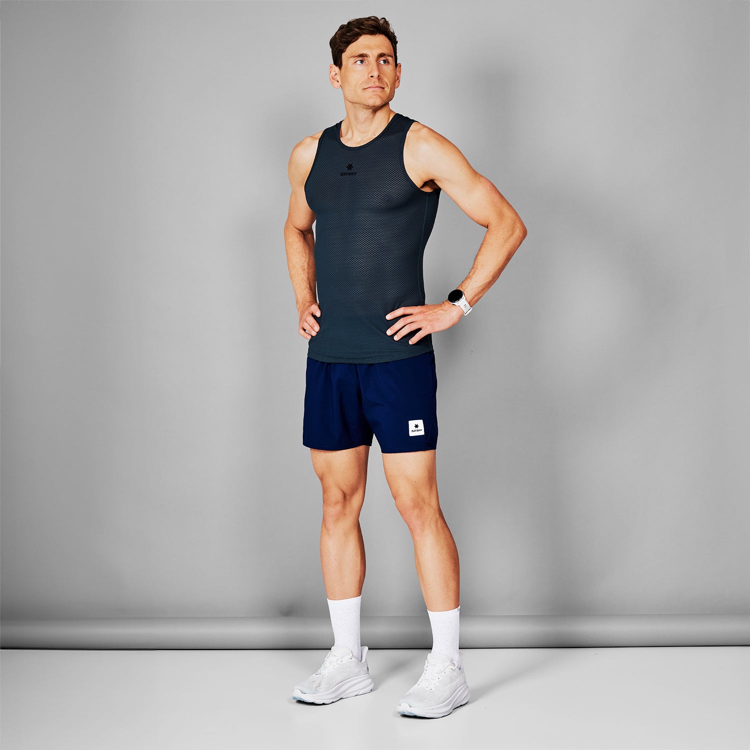 Mesh Base Layer Singlet SINGLETS XMRBL31c601 601 GREY 1