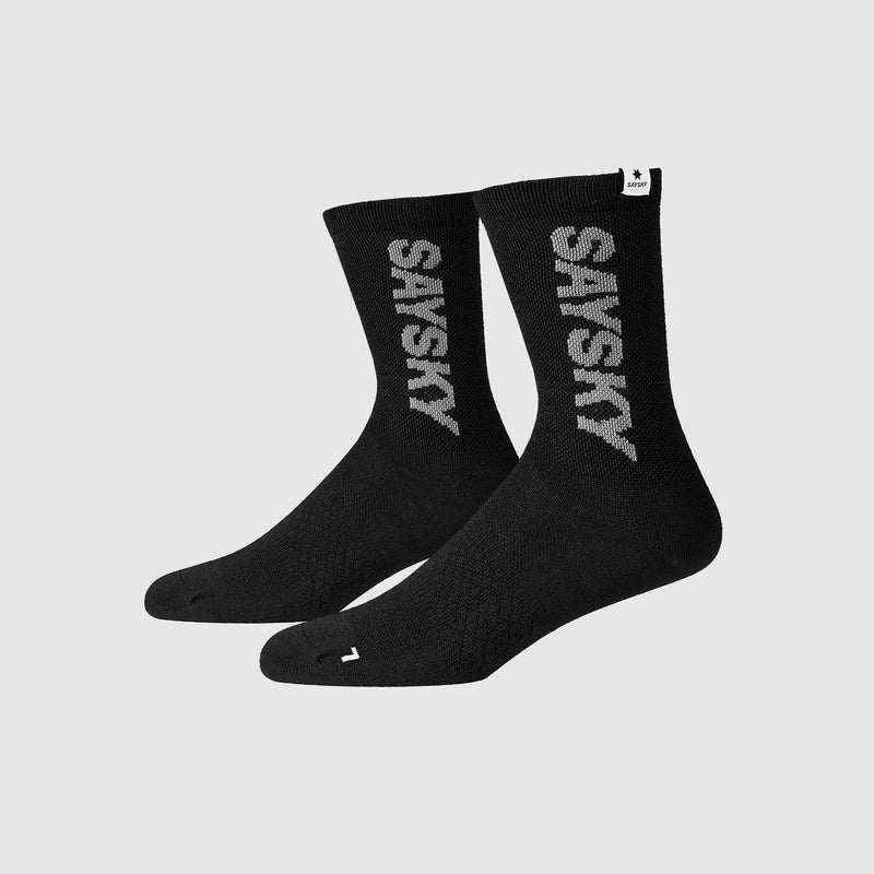 SAYSKY 2-Pack High Merino Socks ACCESSORIES BLACK