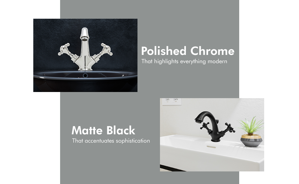 Brighton-X Single Hole Bathroom Faucet with Drain Assembly Made in USA