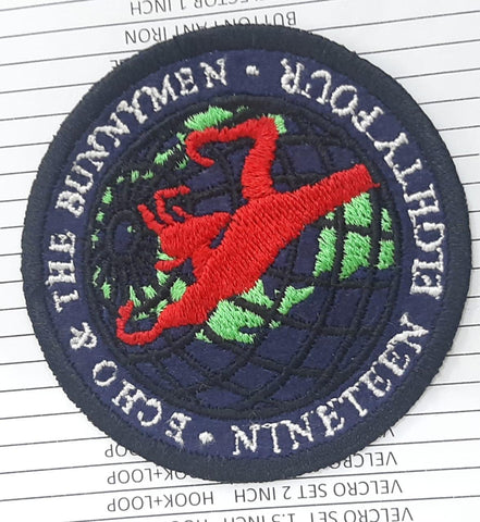 Embroidered patch for Echo and the Bunnymen