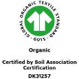 GOTS logo image. Global Organic Textile Standard