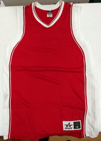 Basketball Jerseys Womens White with Red Trim – HIGH-5 PRINTWEAR