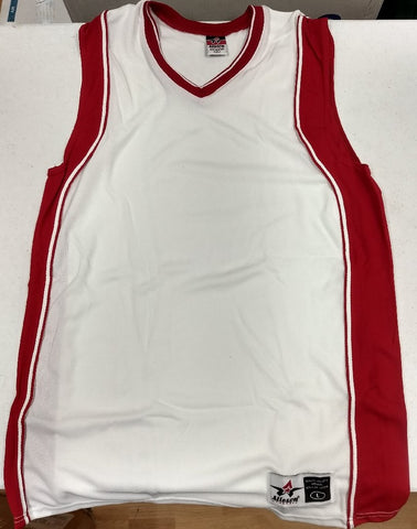 Basketball Jerseys Mens Red with White Trim – HIGH-5 PRINTWEAR