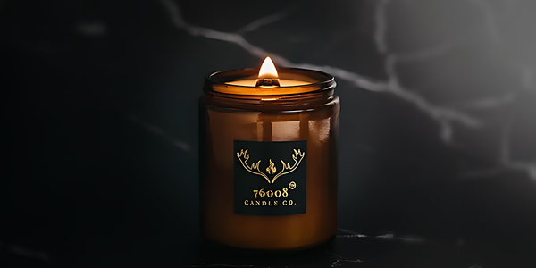 leather candle | 76008