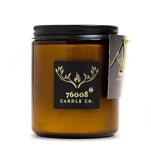 Luxury Fresh Coffee Scented Candle | Aromatherapy Woodwick Candles for Home, Handpicked Long - Lasting Soy Wax Candles | Housewarming Gifts for Men and Women - 8oz 76008 Candle Co.