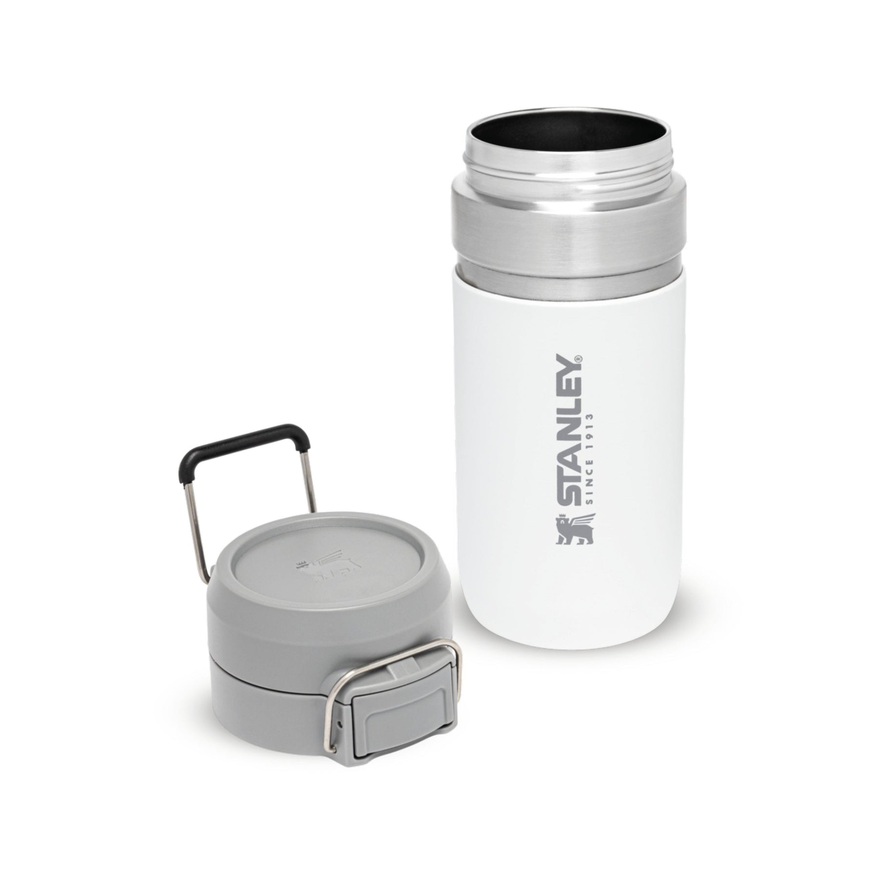 Double-layer Stainless Steel Leak Proof Vacuum Flask, Coffee Tumbler, Travel  Mug, Business Trip Water Bottle, Black/grey Color - Temu