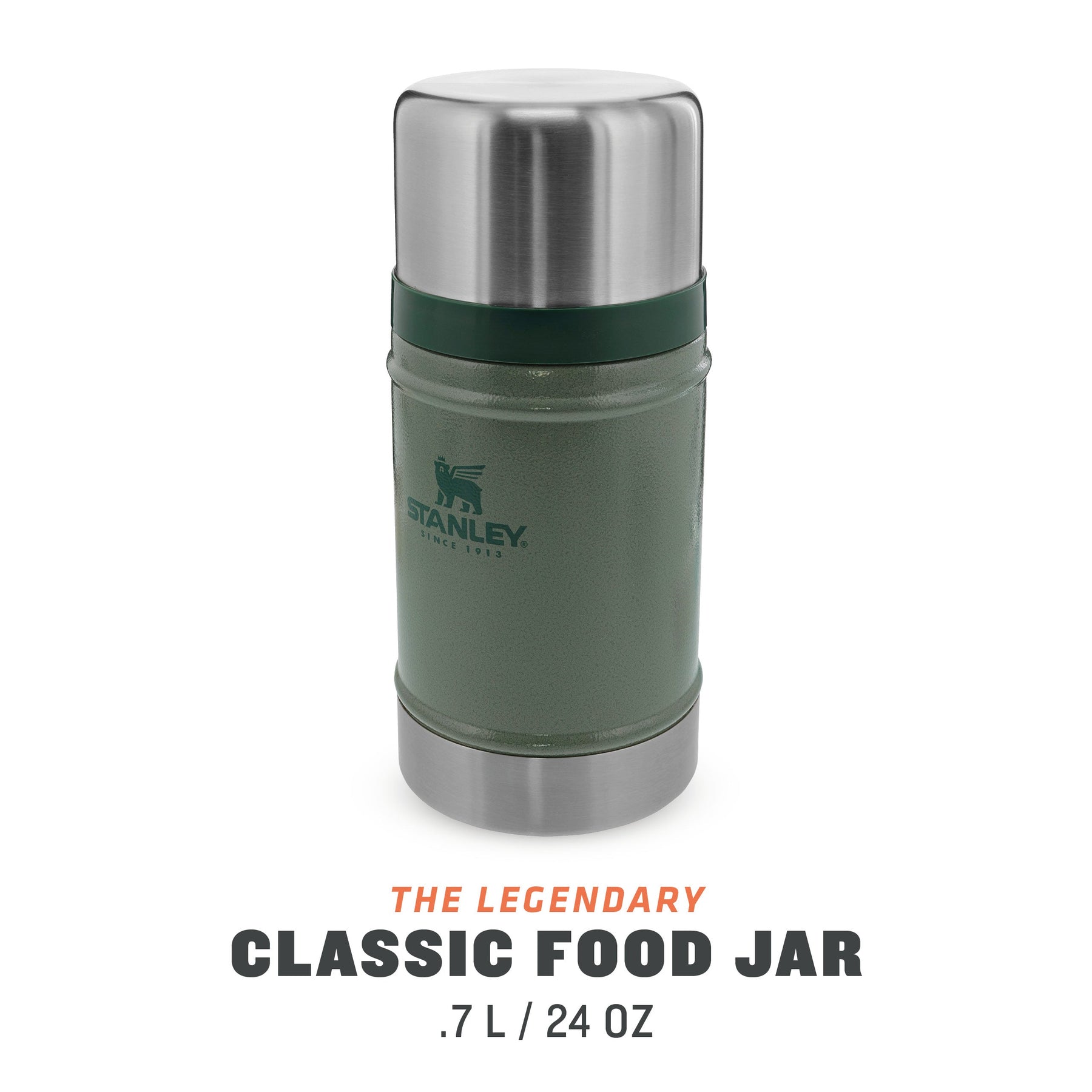 Stanley 1913 1 Qt Insulated Classic Legendary Food Jar Hammertone Green  10-11351-001 - Acme Tools