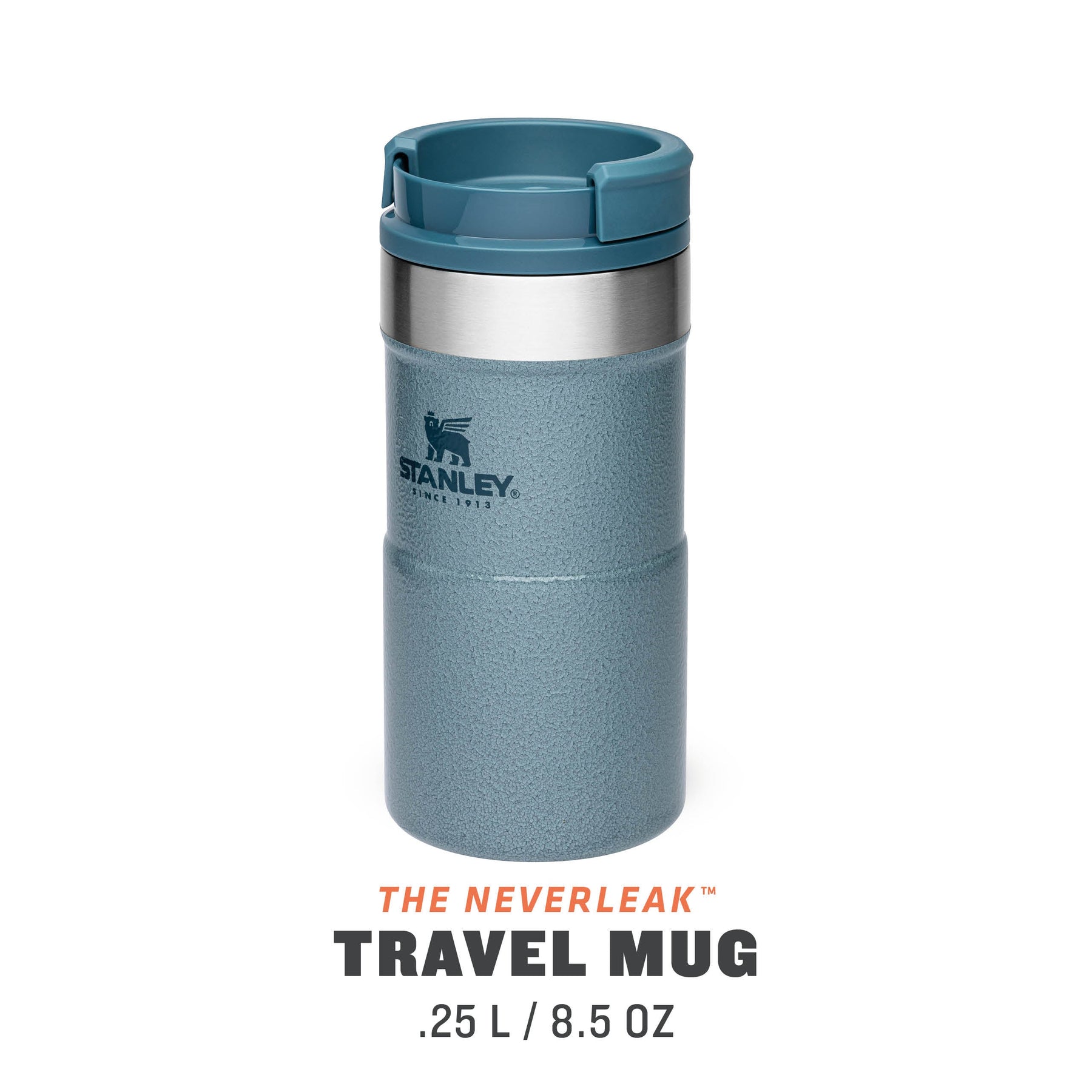  Stanley 10-06439-239 The Trigger-Action Aluminum Travel Mug Ash  16OZ / .47L : Home & Kitchen