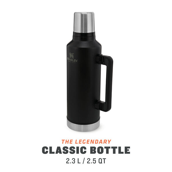 Stanley Classic Legendary Bottle 1L / 1.1Qt Hammertone Ice Bpa Free  Stainless Steel Thermos - Keeps Cold Or Hot For 24 Hours - Leakproof Lid  Doubles
