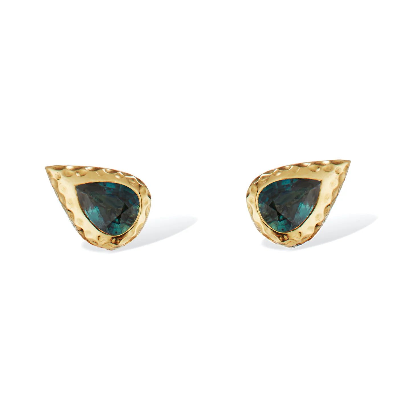 PEAR SAPPHIRE STUDS