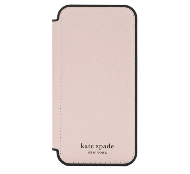 Kate Spade New York Folio Case for iPhone 13 Pro (Pale Vellum/Black Bo –  