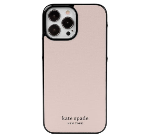 Kate Spade New York Folio Case for iPhone 13 mini - Pale Vellum/Black  Border/Black Logo