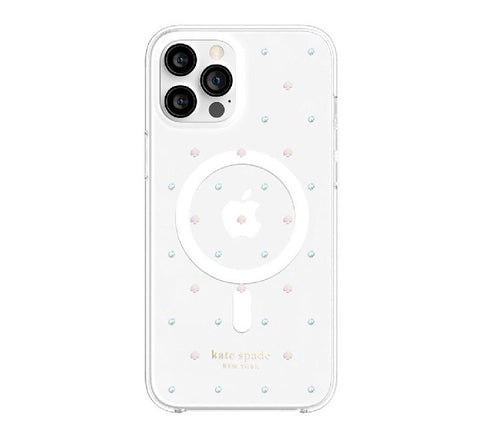 Kate Spade New York Folio Case for iPhone 13 mini - Pale Vellum/Black  Border/Black Logo