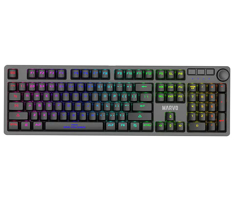 Corsair Teclado Mecánico Gamer K65 RGB MINI 60% — CHERRY MX Red — Black  (ENG)