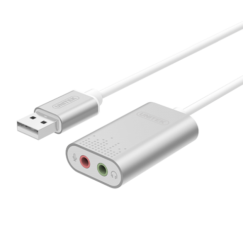 UNITEK PVC USB-C to 3.5mm Headphone Jack Adapter for Stereo Audio