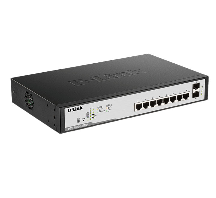 D-Link DGS-1210-10H 10-Port Gigabit Smart Managed Switch – ICT.com.mm