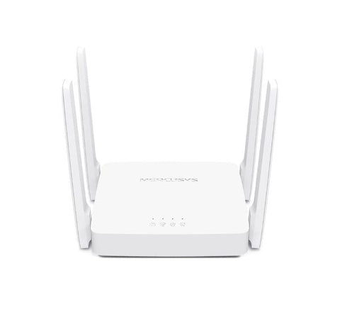 White Mercusys AC10 Dual Band AC1200 Wireless Router, 300 Mbps at