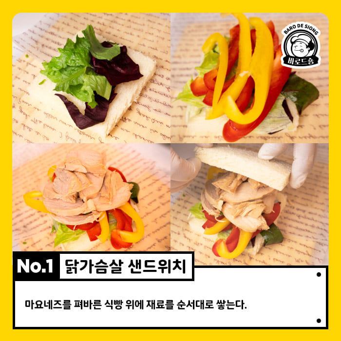 Achim Korea Room Temperature Storage – Healthy Ready-to-Eat Chicken Breast Sandwich