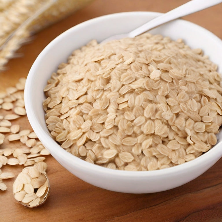 Colloidal oatmeal is a finely ground powder made from oats (Avena sativa)