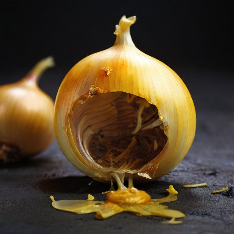 If onions are stored at high temperatures or humidity, they may sprout, rot, and mold.