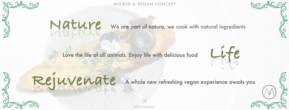 Mirror & Vegan Concept．素食西餐