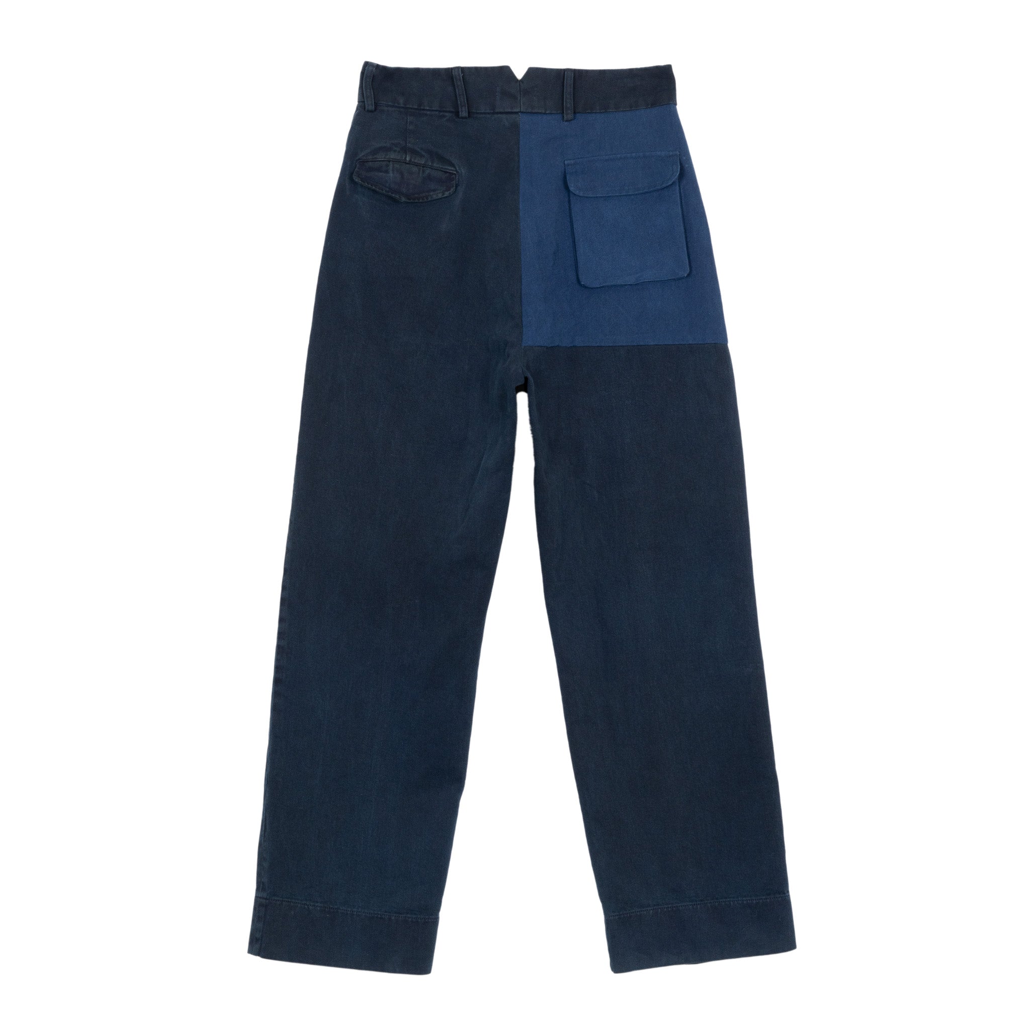 Tri-Color Zip Off Pants - Indigo/Natural Hand Me Downs – Olderbrother