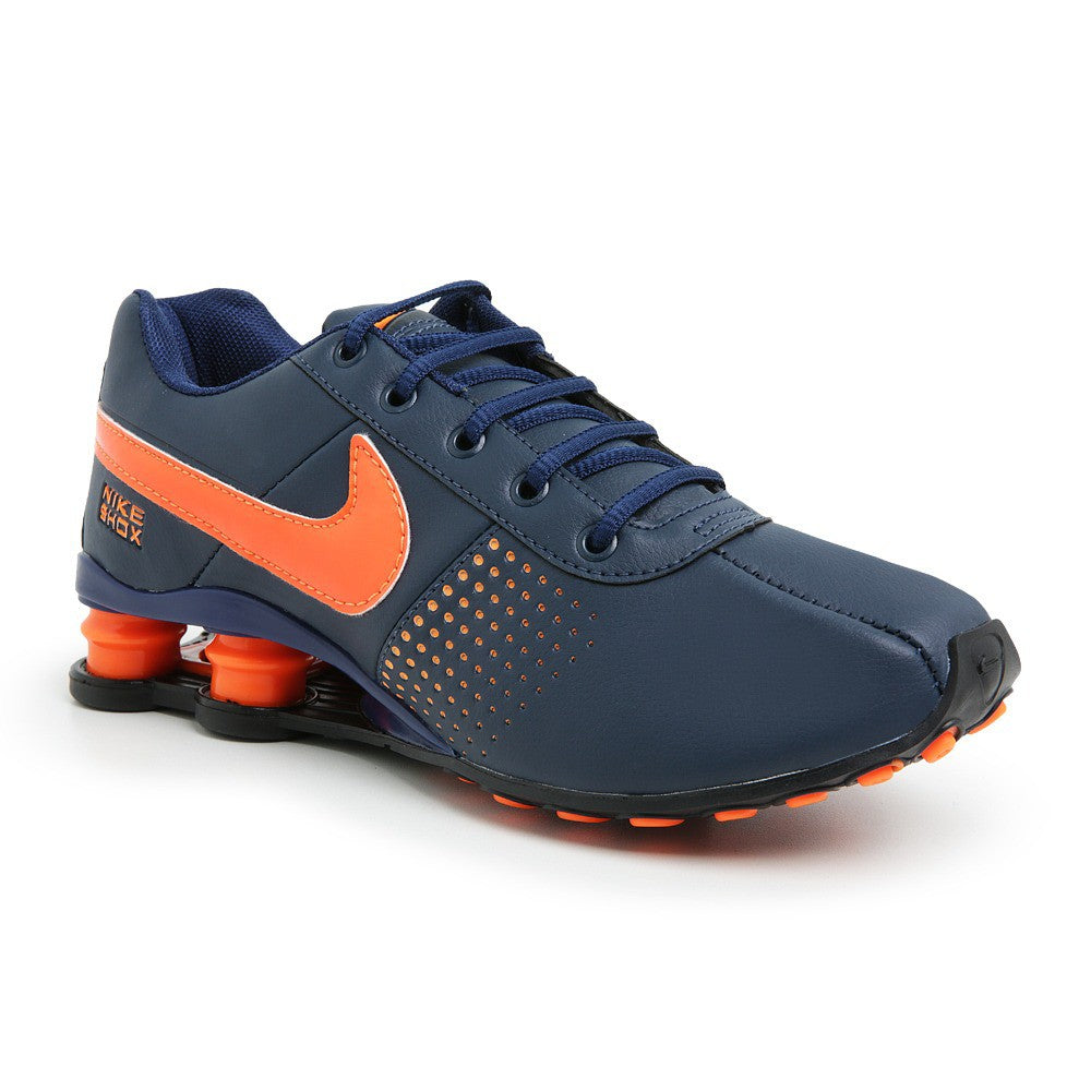 nike shox azul com laranja