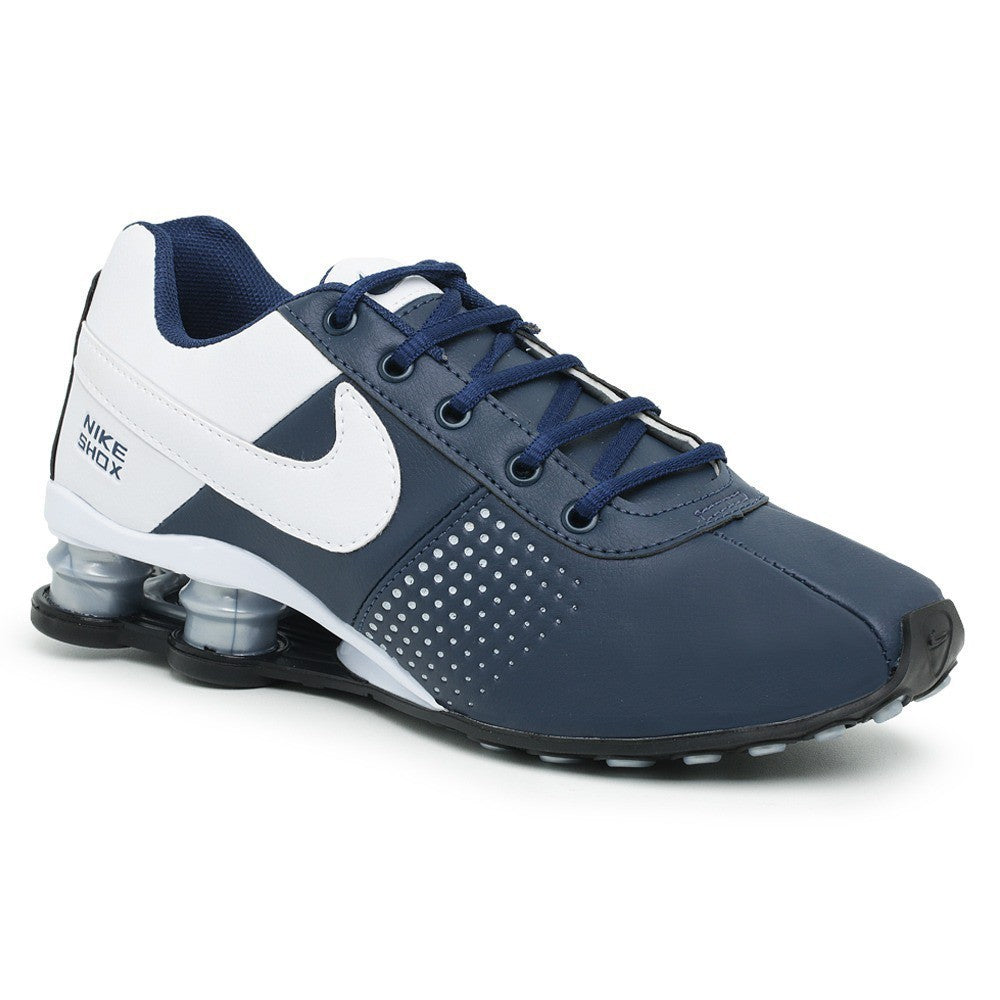 nike shox azul marinho