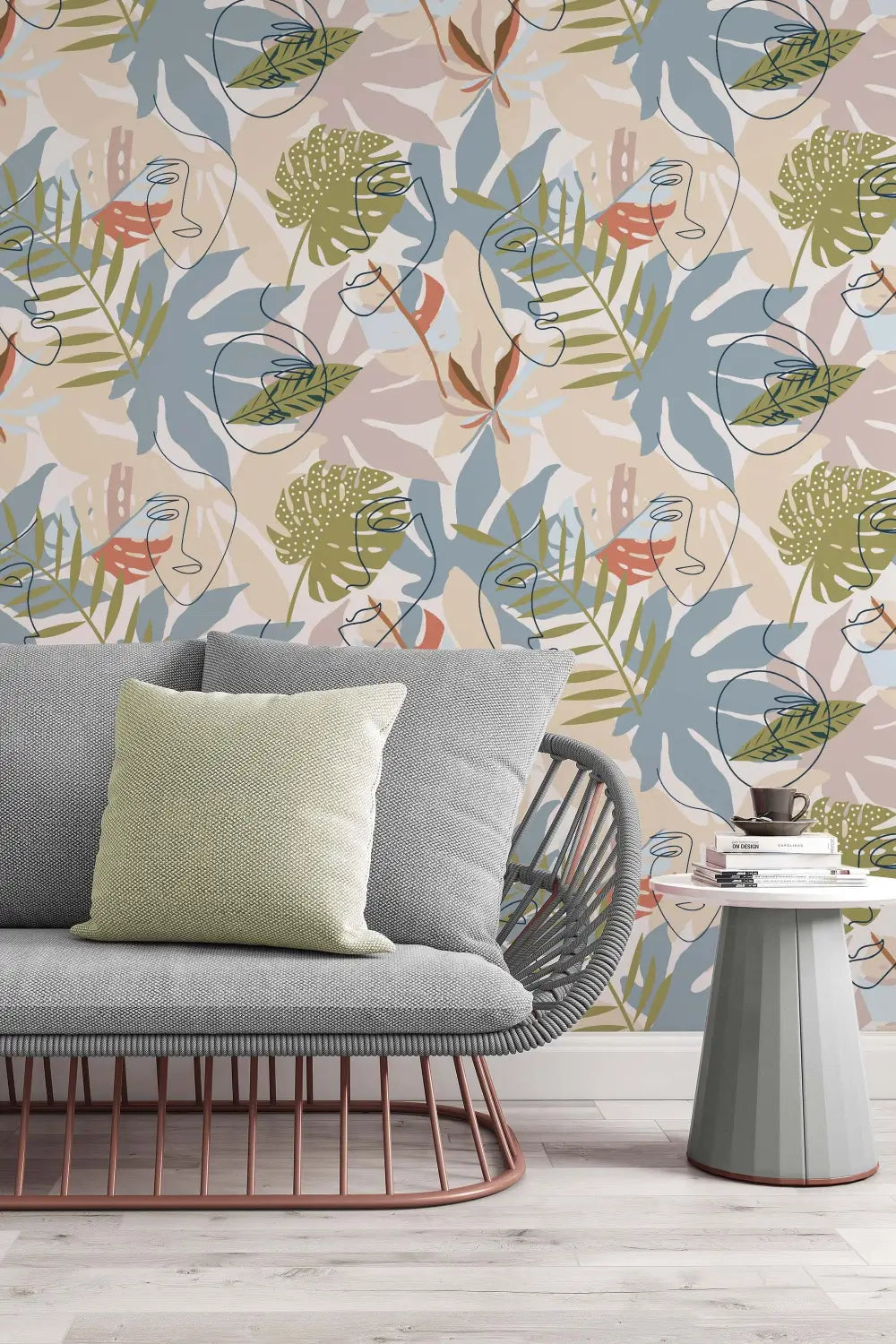 Tropical pattern wallpaper trends