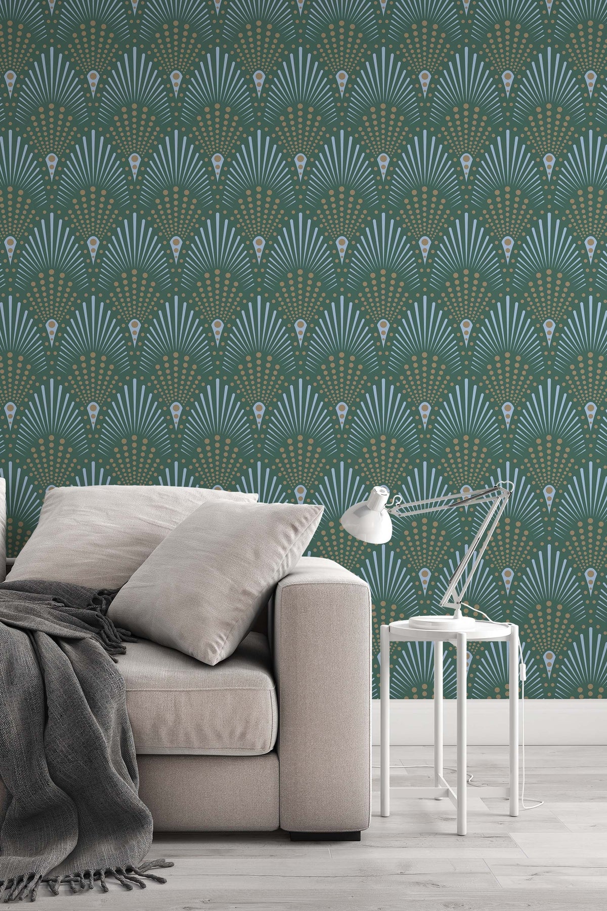 Art Deco Peel and Stick Wallpaper  Removable Traditional