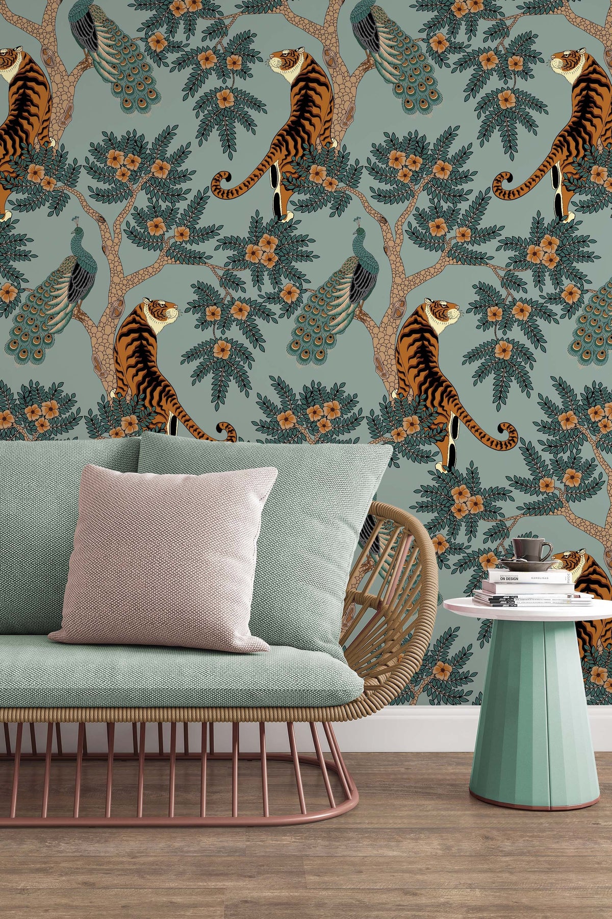 Peacock Wallpaper Peel  Stick  Removable Self Adhesive Wallpaper 3286   California wallpaper