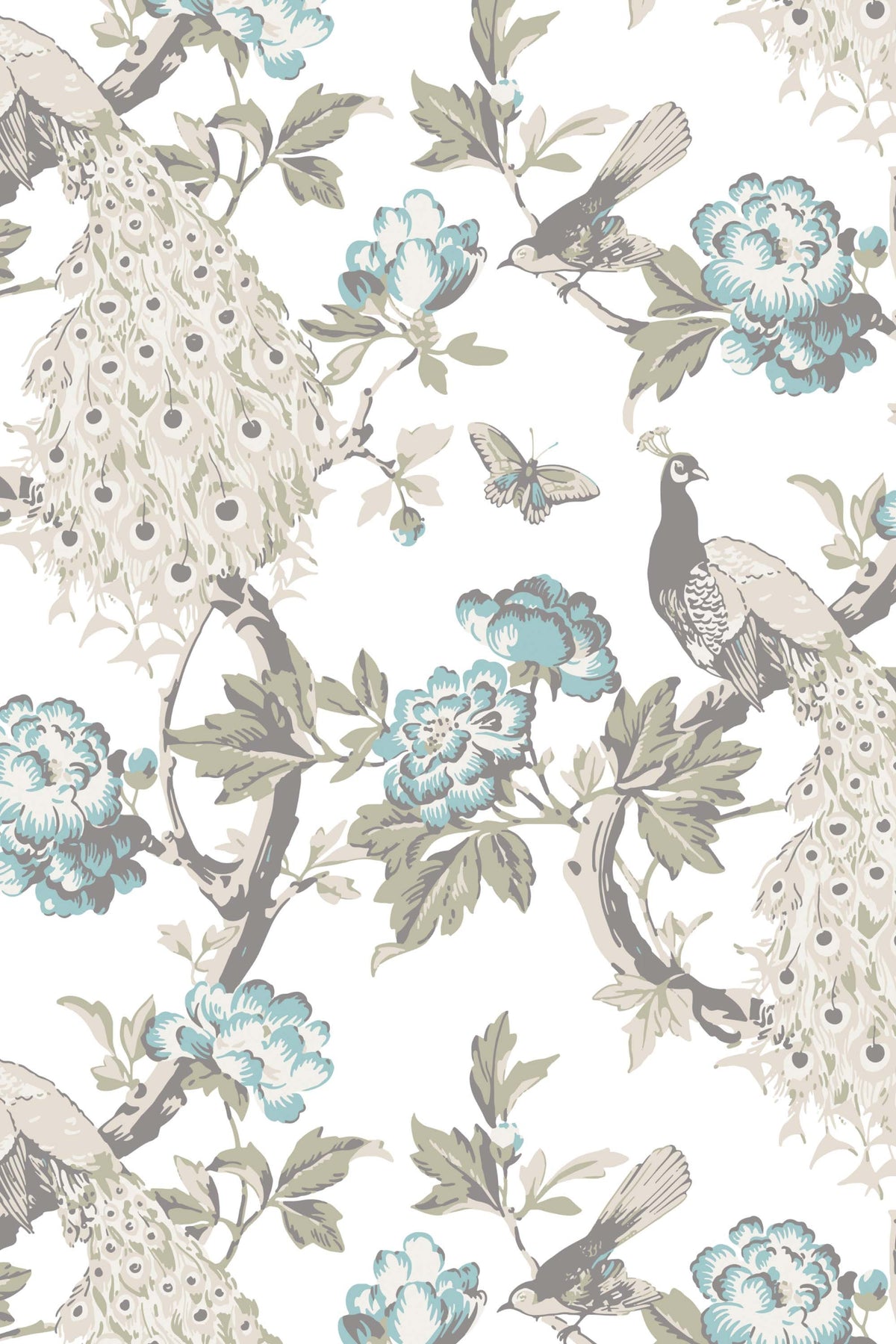 Regal Peacock Peel And Stick Removable Wallpaper  Love vs Design