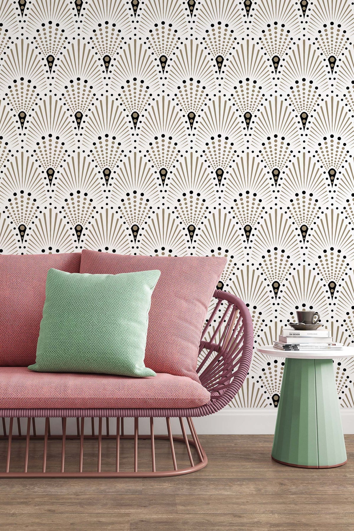 Art Deco removable wallpapers  new aesthetic for any room