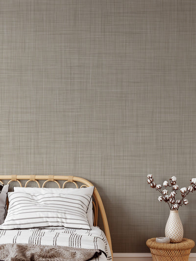 Grasscloth Wallpaper Peel and Stick and Removable