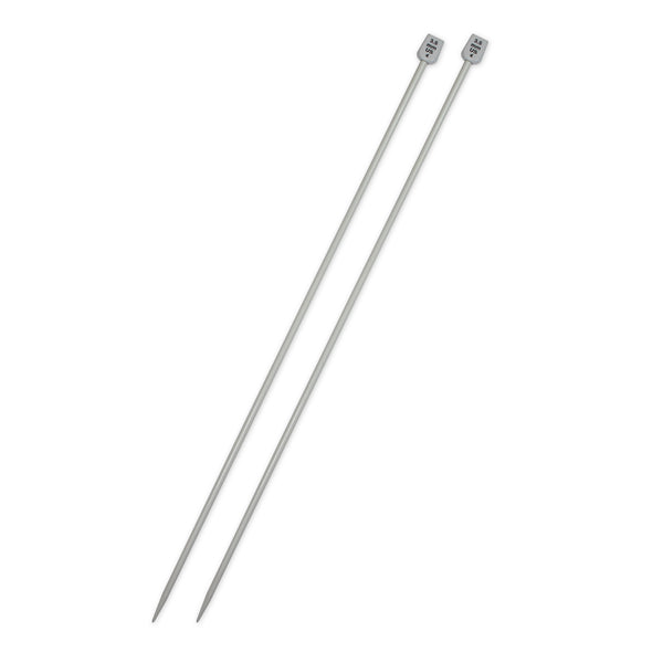 Knitting Needles Set Stainless Steel Single Point Knitting - Temu