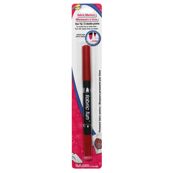 CKCL Indelible Fabric Paint Textile Marker Pen Non-Toxic Waterproof Fabric Markers for Writing on Clothes Jeans Pants(Red), Size: 15.6