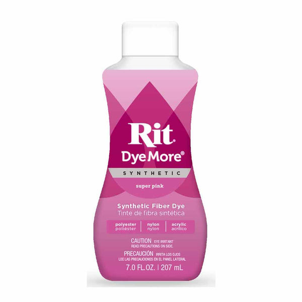 Synthetic Rit Dye More Liquid Fabric Dye - Ultimate Synthetic Rit Dye Accessories Kit - Available in Multiple Colors - 7 Ounces - Midnight Navy, Blue