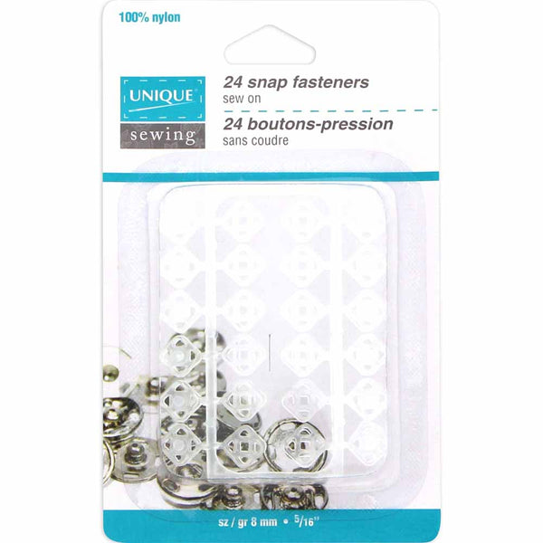 UNIQUE SEWING Boutons-pression émaillés sans couture blanc - 11.5mm (½ –  Fabricville