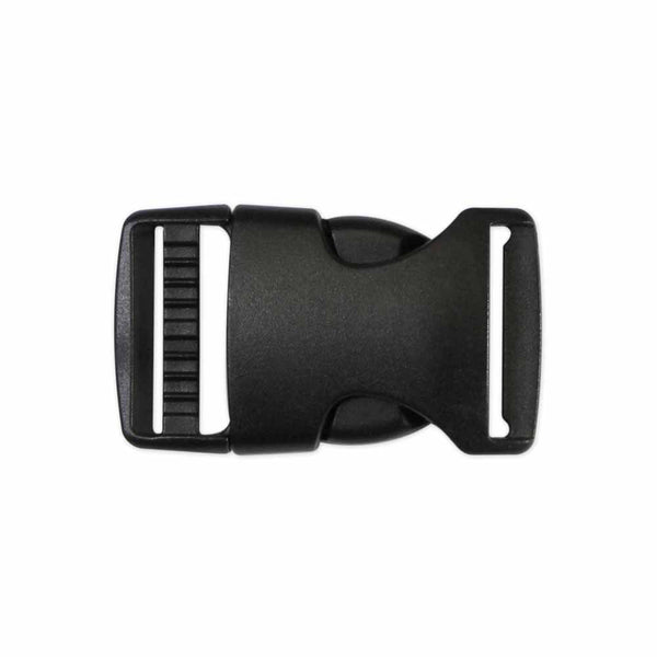 UNIQUE SEWING Double Adjust Parachute Buckle - Plastic - 25mm (1″) - White  or Black