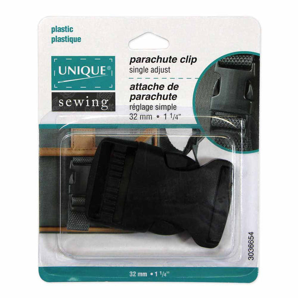 UNIQUE SEWING Double Adjust Parachute Buckle - Plastic - 25mm (1″) - W – A  Sewing Sensation Calgary