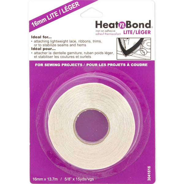 HeatnBond Soft Stretch Lite Iron On Adhesive 17”x2yds by Joann