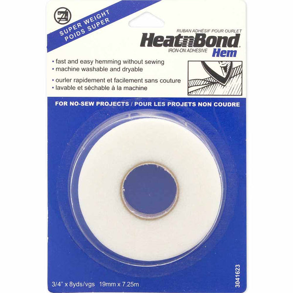 HeatnBond Fabric Fuse PeelnStick Fabric Adhesive Tape, 5/8 in x 20