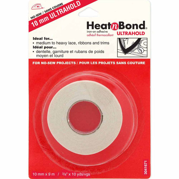 HeatnBond Soft Stretch Ultra Iron-On Adhesive Tape, 5/8 in x 10yds –  Quiltandsew.com