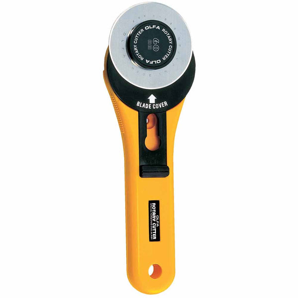 OLFA RTY-3/DX Deluxe Ergonomic Handle Rotary Cutter 60mm - Leathersmith  Designs Inc.