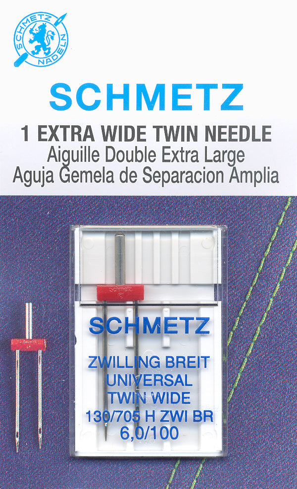  SCHMETZ Extra Wide Twin Needle